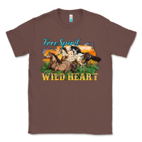 Chestnut free spirit wild heart 3 horses Classic Tee - LillyAllenDesigns