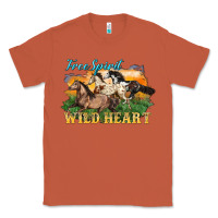Copper free spirit wild heart 3 horses Classic Tee - LillyAllenDesigns