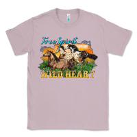 Lilac free spirit wild heart 3 horses Classic Tee - LillyAllenDesigns