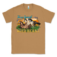 Toasted Coconut free spirit wild heart 3 horses Classic Tee - LillyAllenDesigns