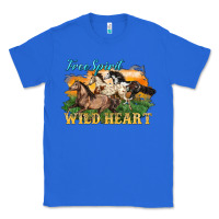 True Royal free spirit wild heart 3 horses Classic Tee - LillyAllenDesigns