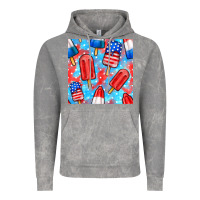 Cloud Rock 4th of july popsicle seamless pattern Vintage Hoodie - BundleAndBundleShop