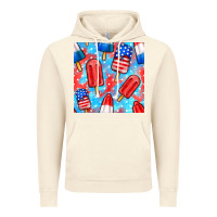Vintage Artic 4th of july popsicle seamless pattern Vintage Hoodie - BundleAndBundleShop