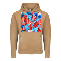 Vintage Camel 4th of july popsicle seamless pattern Vintage Hoodie - BundleAndBundleShop