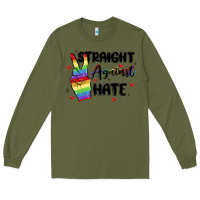 Army Green gay pride Long Sleeve Tee - MaliasSmallBusiness
