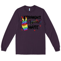 Plum gay pride Long Sleeve Tee - MaliasSmallBusiness