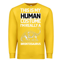 Lemon This Is My Human Costume Im Really A Brachiosaurus Premium Sweatshirt - Bettercallsaul