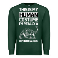 Sports Green This Is My Human Costume Im Really A Brachiosaurus Premium Sweatshirt - Bettercallsaul