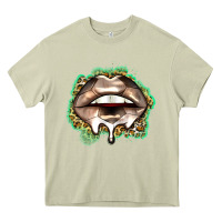 Mossy soccer lips Heavy Core Tee - Zillion Design Studio