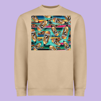 Western Teacher Pencil Heavyweight Sweatshirt Designed By Lillyallendesigns