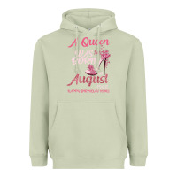 Matcha A Queen Was Born In August 1965 Happy Birthday To Me 55 Years Old Heavyweight Hoodie - Bettercallsaul