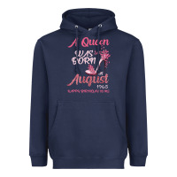 Navy A Queen Was Born In August 1965 Happy Birthday To Me 55 Years Old Heavyweight Hoodie - Bettercallsaul