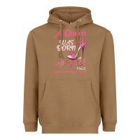 Toasted Coconut A Queen Was Born In August 1965 Happy Birthday To Me 55 Years Old Heavyweight Hoodie - Bettercallsaul