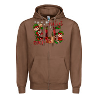 Chestnut Cutest Elf Ever Christmas Zipper Hoodie - BundleAndBundleShop