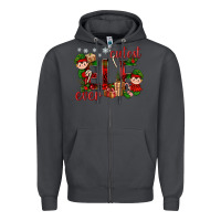Smoke Cutest Elf Ever Christmas Zipper Hoodie - BundleAndBundleShop