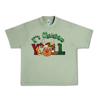 Oil Green it's christmas y'all reindeer Urban Heavy Tee - Jasminsmagicworld