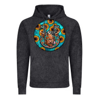 Vintage Black horseshoe circle Vintage Hoodie - JahusDesignShop