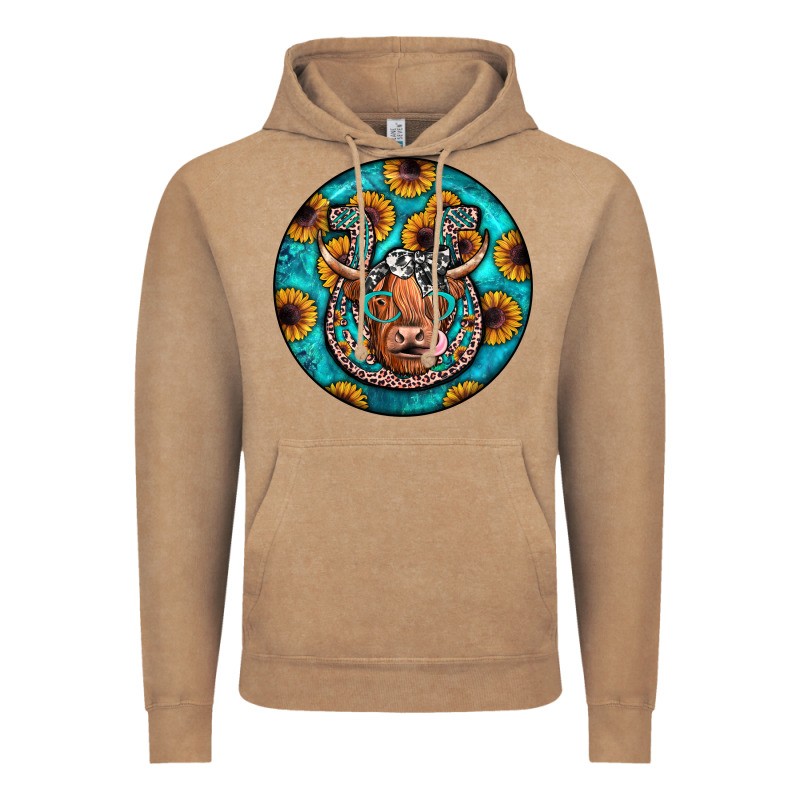 Horseshoe Circle Vintage Hoodie by JahusDesignShop | Teevron