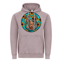 Vintage Zinc horseshoe circle Vintage Hoodie - JahusDesignShop