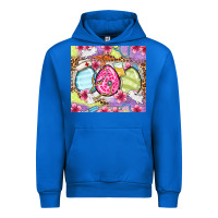 Cobalt Easter eggs Nurse Urban Hoodie - OliviaCreatesArt