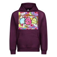 Mauve Wine Easter eggs Nurse Urban Hoodie - OliviaCreatesArt
