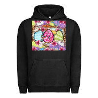 Pigment Black Easter eggs Nurse Urban Hoodie - OliviaCreatesArt