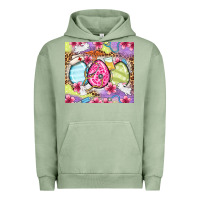 Pigment Oil Green Easter eggs Nurse Urban Hoodie - OliviaCreatesArt