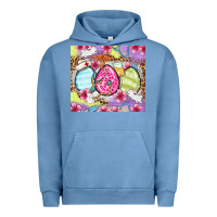 Pigment Pebble Blue Easter eggs Nurse Urban Hoodie - OliviaCreatesArt