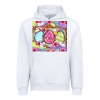 White Easter eggs Nurse Urban Hoodie - OliviaCreatesArt