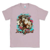 Lilac free spirit mustang horse Classic Tee - LillyAllenDesigns