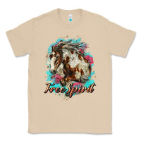 Mushroom free spirit mustang horse Classic Tee - LillyAllenDesigns