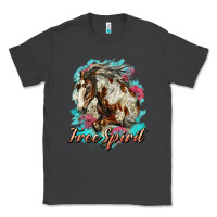 Smoke free spirit mustang horse Classic Tee - LillyAllenDesigns