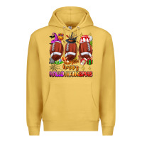 Antique Gold happy hallothanksmas football Premium Hoodie - texasbilliewilder
