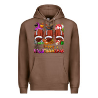 Chestnut happy hallothanksmas football Premium Hoodie - texasbilliewilder