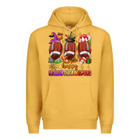 Mustard happy hallothanksmas football Premium Hoodie - texasbilliewilder
