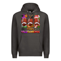 Smoke happy hallothanksmas football Premium Hoodie - texasbilliewilder