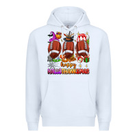 White happy hallothanksmas football Premium Hoodie - texasbilliewilder