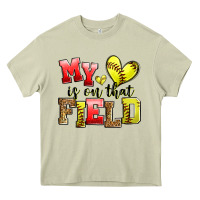 Mossy my heart is on that field softball Heavy Core Tee - Zillion Design Studio