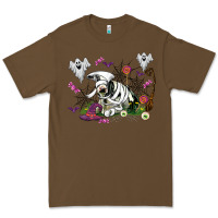 Cacao halloween cow and ghosts Premium Tee - AdoDesignShop