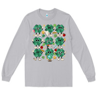 Moon Dust teacher st patrick day clovers Long Sleeve Tee - MaliasSmallBusiness