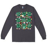 Smoke teacher st patrick day clovers Long Sleeve Tee - MaliasSmallBusiness