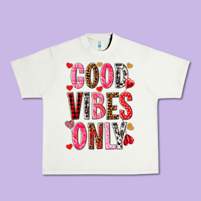 Good Vibes Only Urban Heavy Tee Designed By Nancycooperartshop