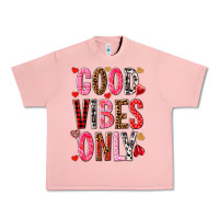 Salmon good vibes only Urban Heavy Tee - NancyCooperArtShop