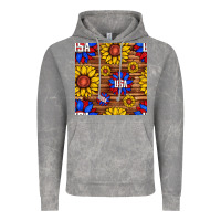 Cloud Rock usa sunflower seamless pattern Vintage Hoodie - BundleAndBundleShop
