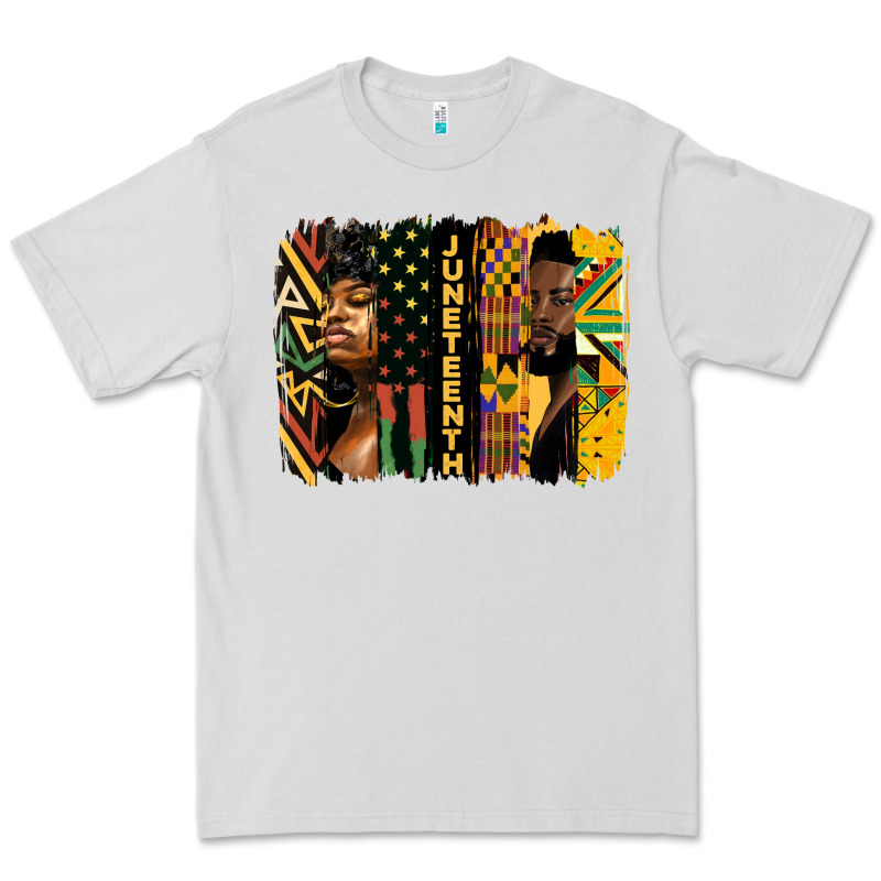 Juneteenth Brush Stroke Premium Tee by HRA Design Shop | Teevron