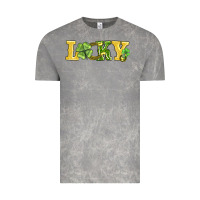 Cloud Rock lucky horseshoe and four leaf clover Vintage Tee - AdoDesignShop