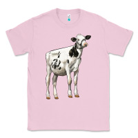 Bubblegum Pink Holstein Heifer Classic Tee - LillyAllenDesigns