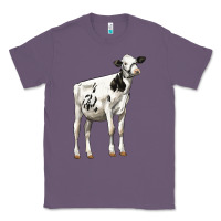 Lavender Holstein Heifer Classic Tee - LillyAllenDesigns