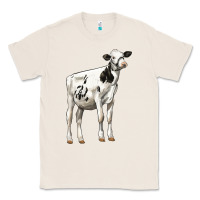 Natural Holstein Heifer Classic Tee - LillyAllenDesigns