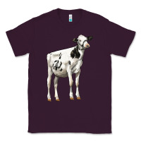 Plum Holstein Heifer Classic Tee - LillyAllenDesigns